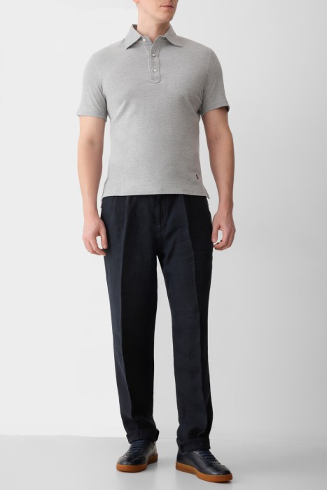 поло  из хлопка спереди