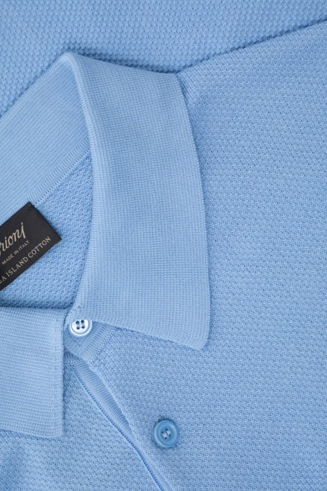 поло   из хлопка спереди