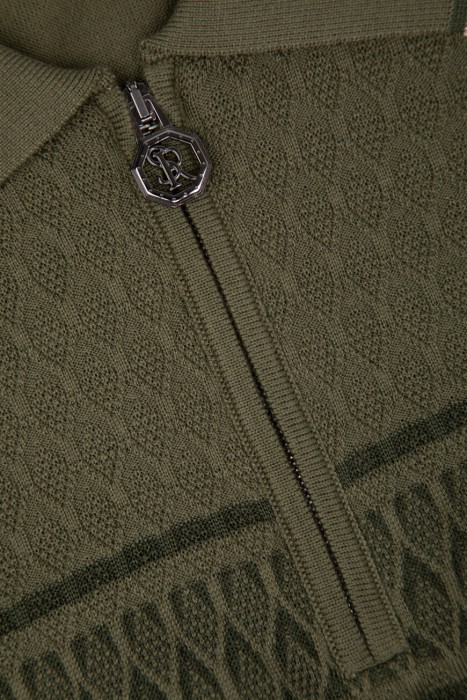 поло  универсального стиля с лицевой стороны