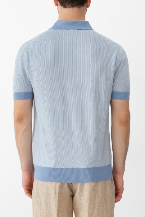 поло  от бренда paul&shark вид слева