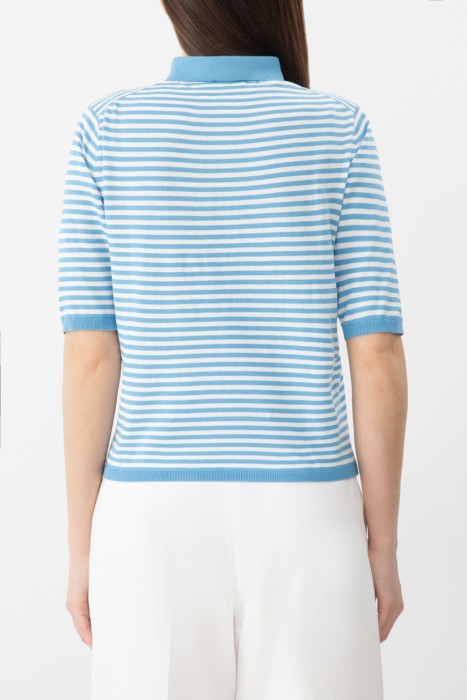 поло  от бренда paul&shark вид слева