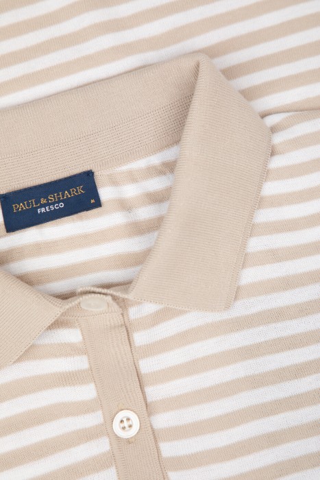 поло  из хлопка спереди