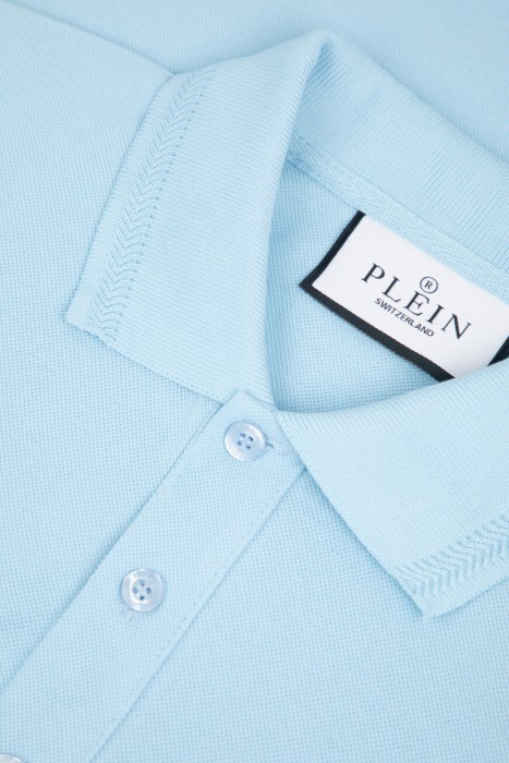 поло  из хлопка спереди