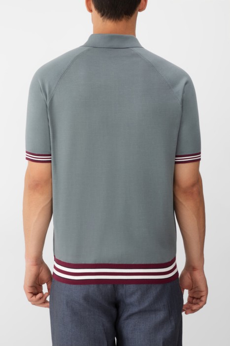 поло  от бренда zilli вид слева