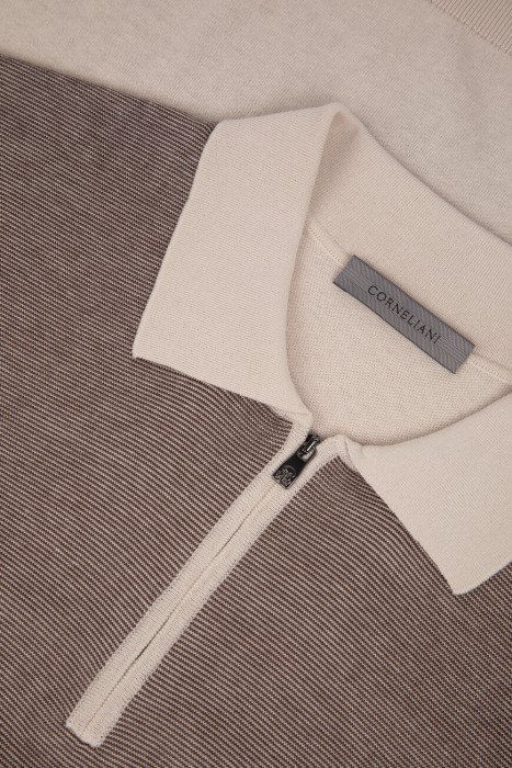 поло  из хлопка спереди