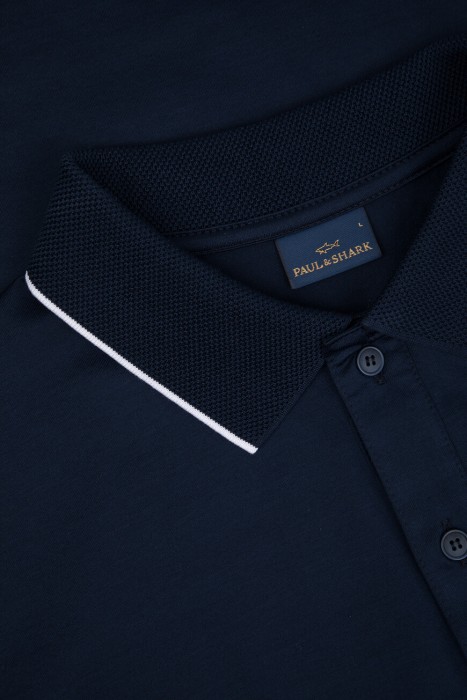 поло  из хлопка спереди