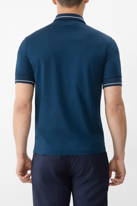 поло  от бренда hettabretz вид слева