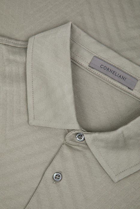 поло  из хлопка спереди