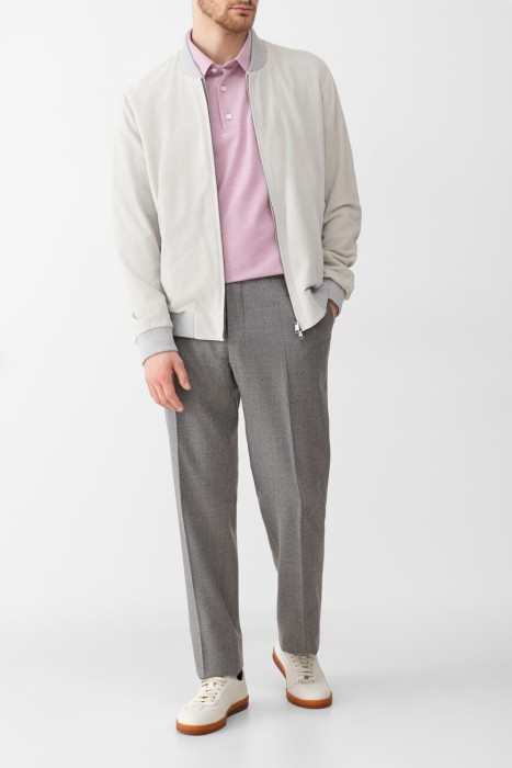 поло  из хлопка спереди