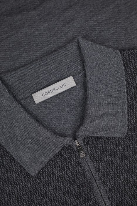 поло  из шерсти спереди