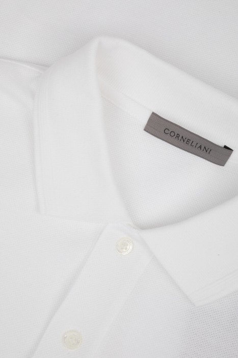 поло  из хлопка спереди