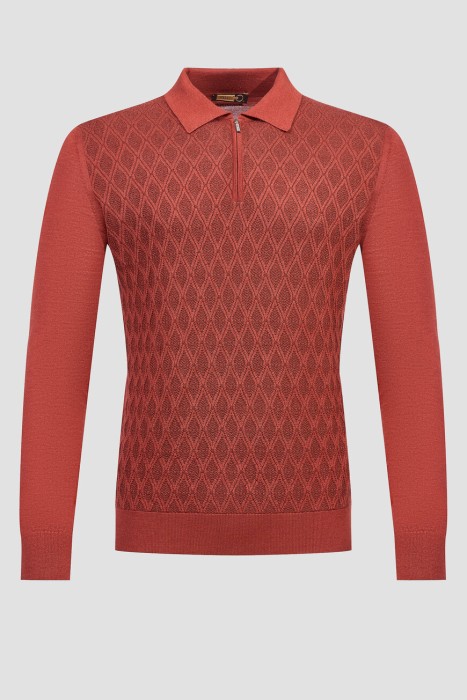 поло  из кашемира спереди