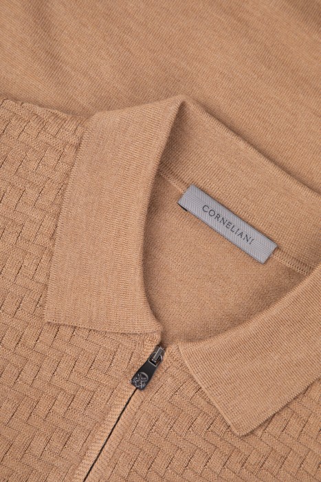 поло  из шерсти спереди