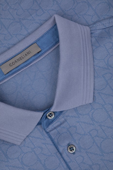 поло  из хлопка спереди