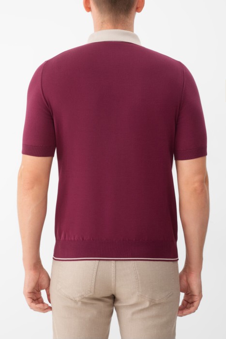 поло  от бренда zilli вид слева