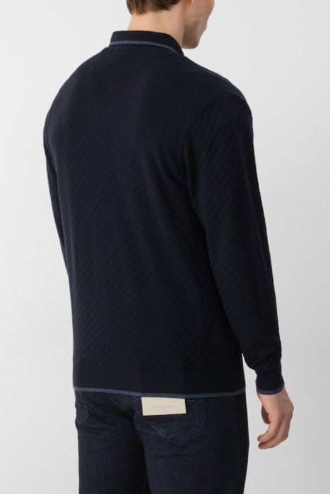 поло  от бренда paul&shark вид слева