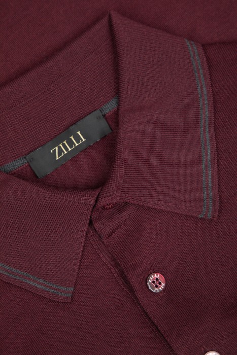 поло  из шерсти спереди