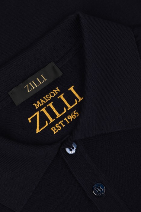 поло  из льна спереди