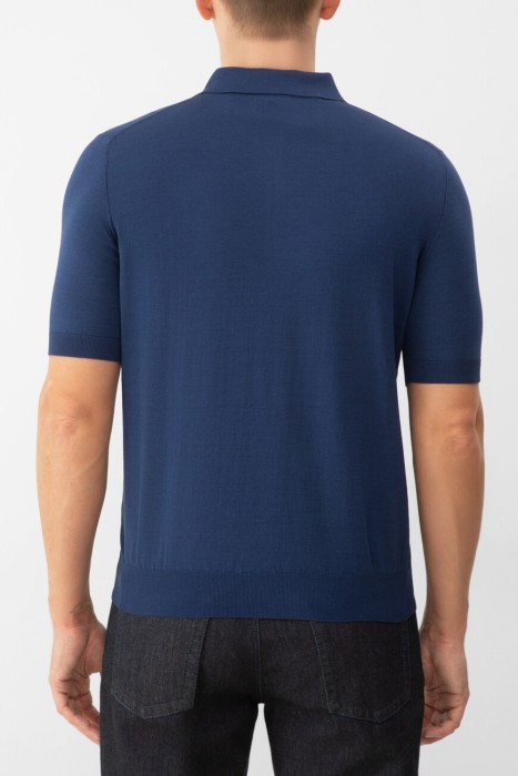 поло  от бренда zilli вид слева