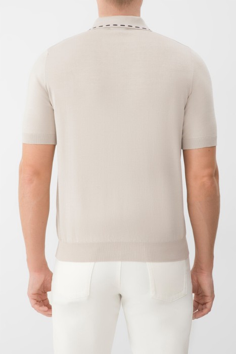 поло  от бренда zilli вид слева