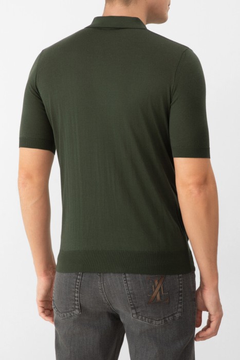 поло  от бренда zilli вид слева