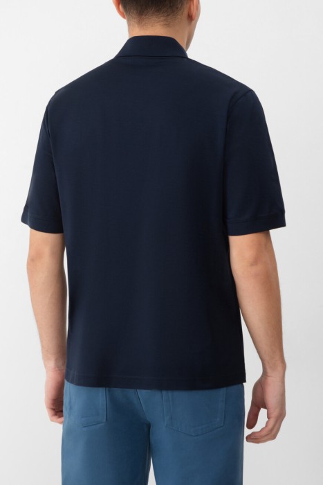 поло  от бренда zilli вид слева