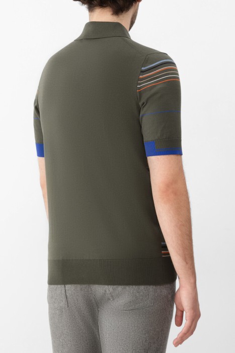 поло  от бренда zilli вид слева