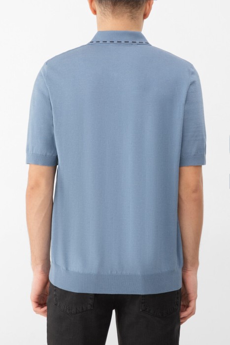 поло  от бренда zilli вид слева