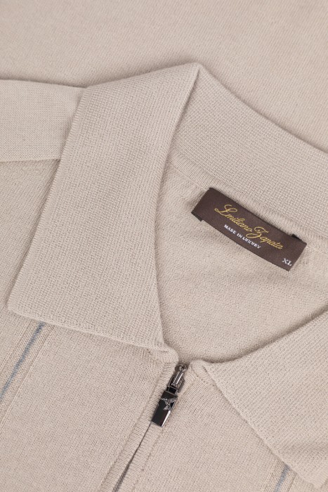 поло  из шерсти спереди