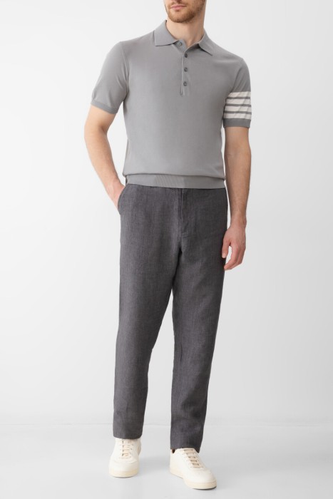 поло  из хлопка спереди