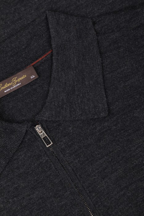 поло  из шерсти спереди