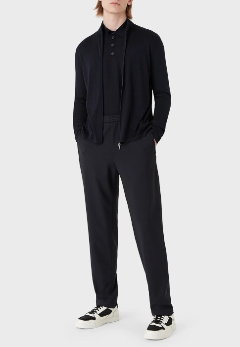 поло  от бренда emporio armani вид слева