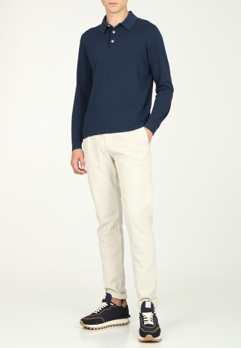 поло  от бренда eleventy вид слева