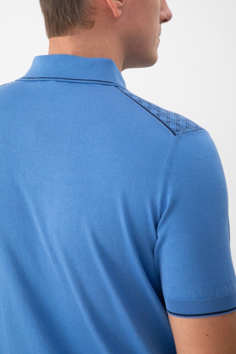 поло  из хлопка спереди