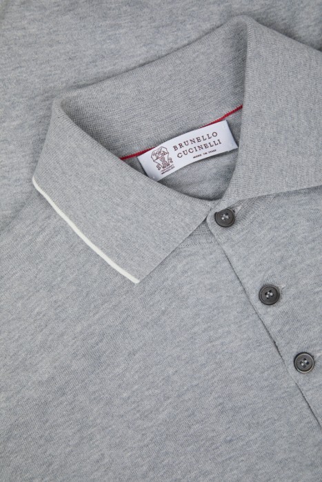 поло  из хлопка спереди