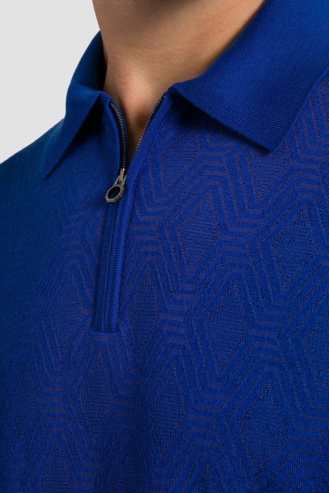 поло  из шерсти спереди