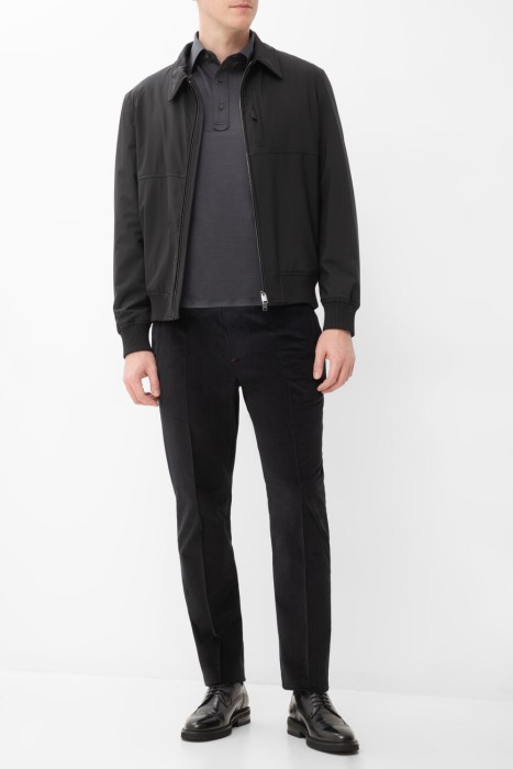 поло  из шерсти спереди