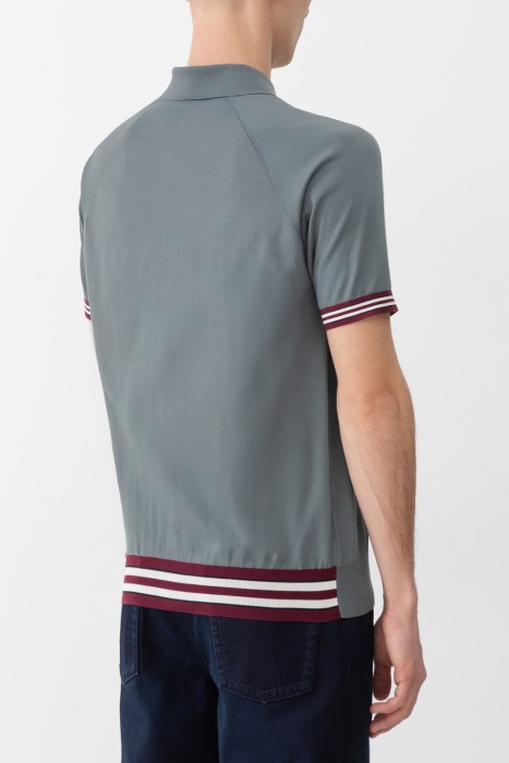 поло  от бренда zilli вид слева