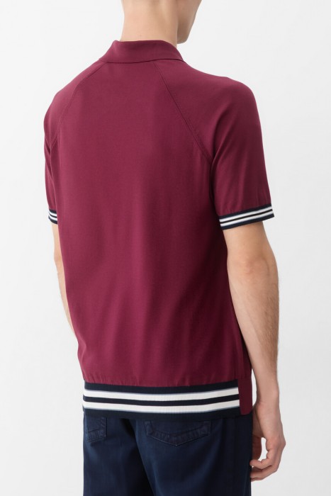 поло  от бренда zilli вид слева