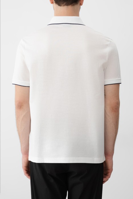 поло  от бренда paul&shark вид слева