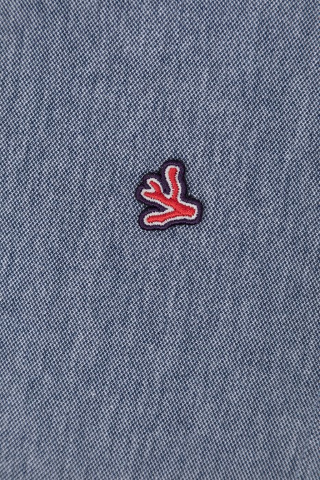 поло  для взрослого возраста с изнаночной стороны