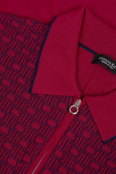 поло  из шерсти спереди