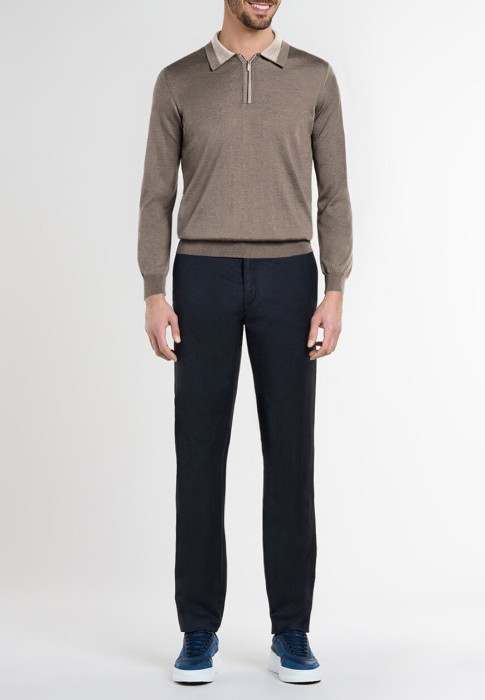 поло  от бренда zilli вид слева