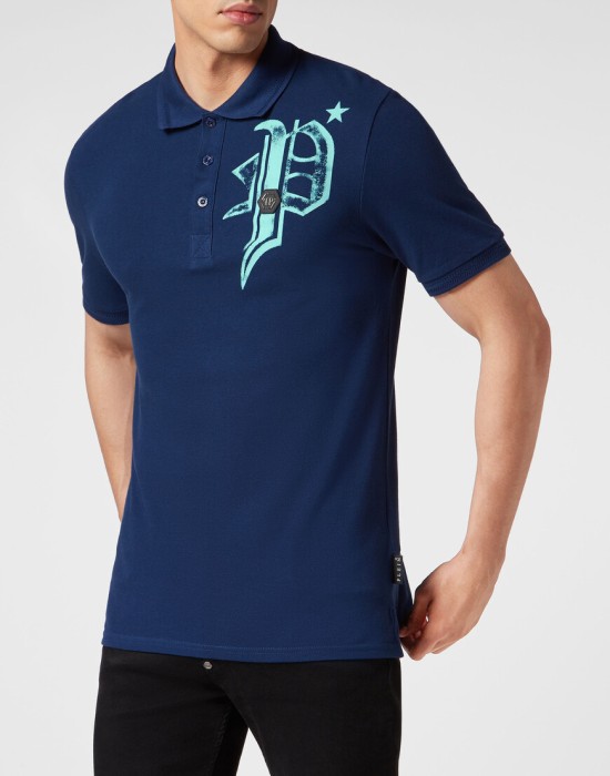 поло  от бренда philipp plein вид слева