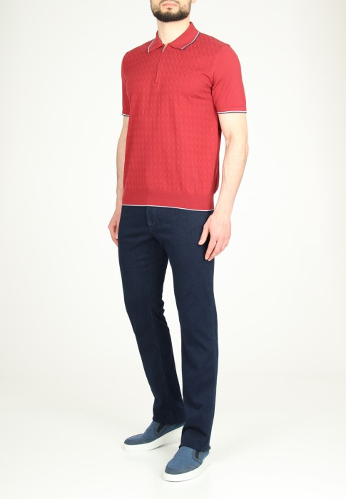 поло  от бренда bertolo вид слева