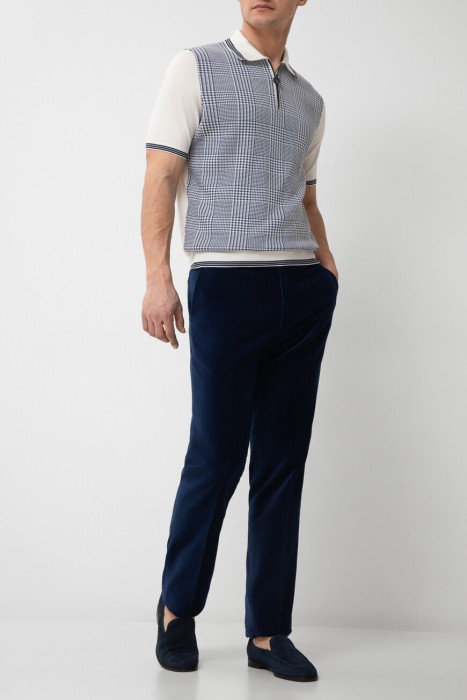 поло  из хлопка спереди