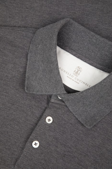 поло  из хлопка спереди