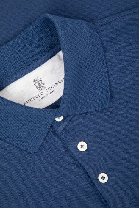 поло  из хлопка спереди