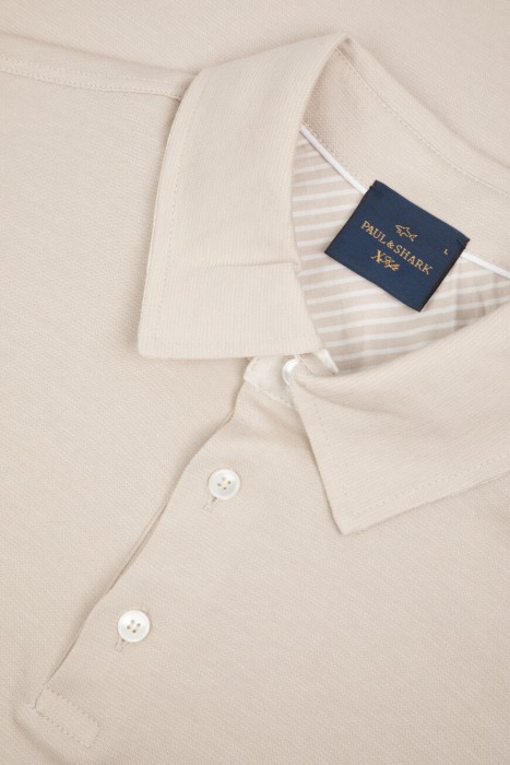 поло  из хлопка спереди