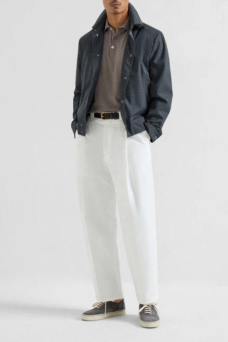 поло  из хлопка спереди